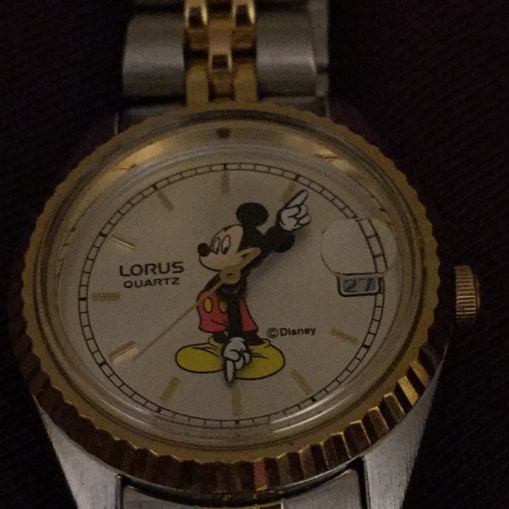 Vintage Mickey Mouse, Lorus Watch